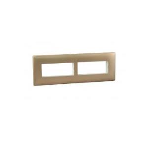 Legrand Mylinc 8M Champagne Cover Plate Horizontal, 6763 75